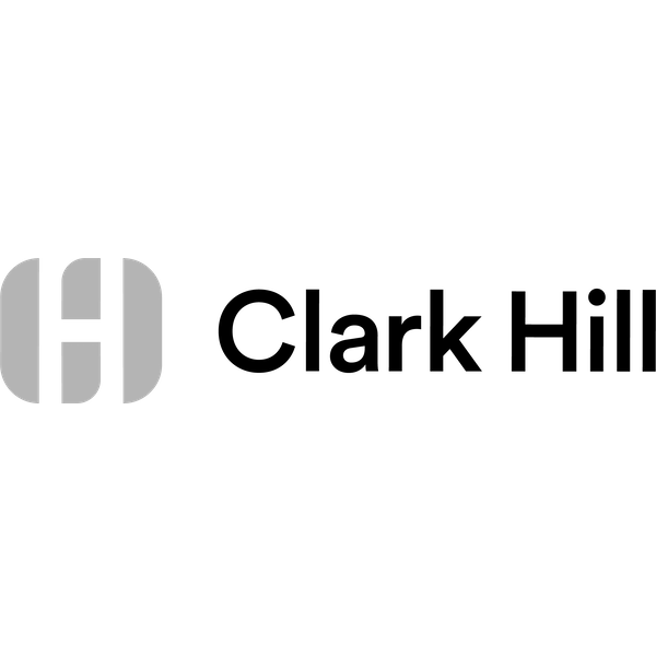 ClarkHill with gray H icon to the left