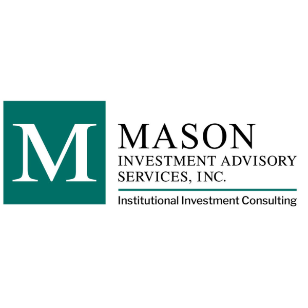 Logo for Mason Investment Advisory Services Inc with a green square that includes a capital M in the middle and the name of the company to the right side