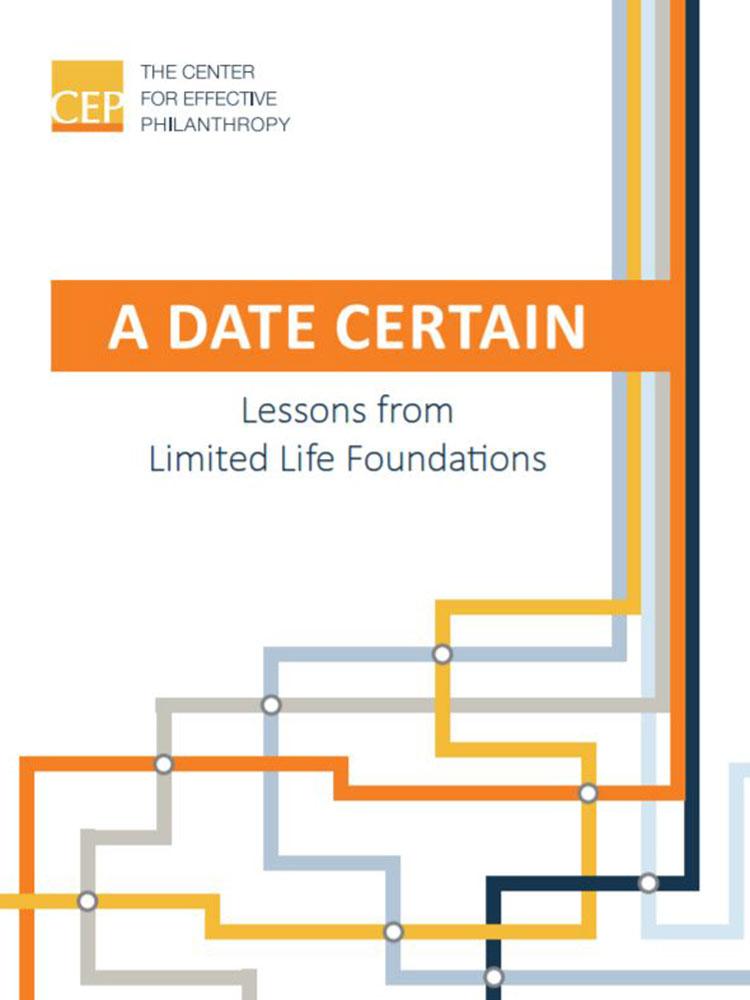 A Date Certain - Lessons from Limited Life Foundations Cover