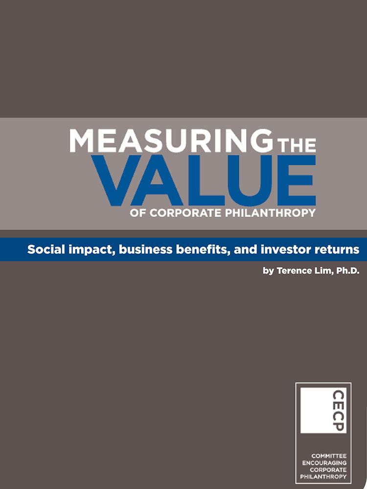 Measuring the Value of Corporate Philanthropy Cover