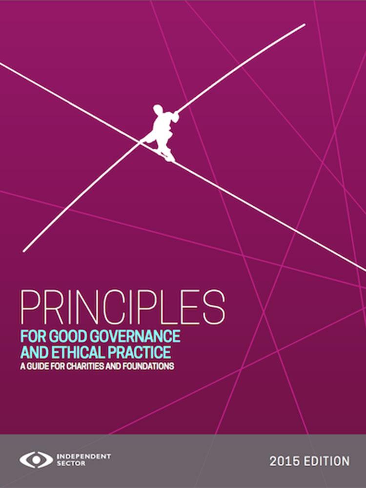 Principles for Good Governance and Ethical Practice: A Guide for Charities and Foundations Cover