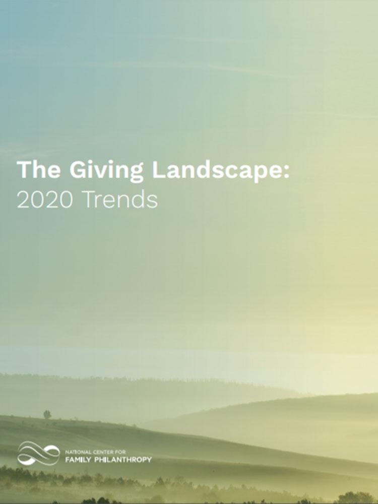 The 2020 Giving Landscape Cover