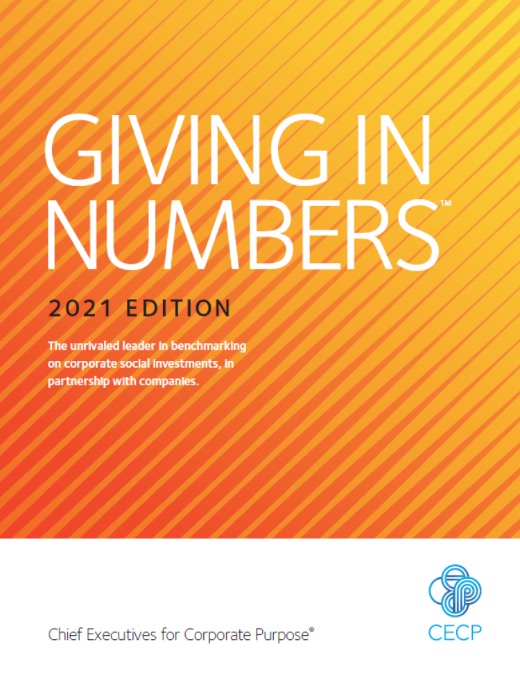Giving In Numbers Cover