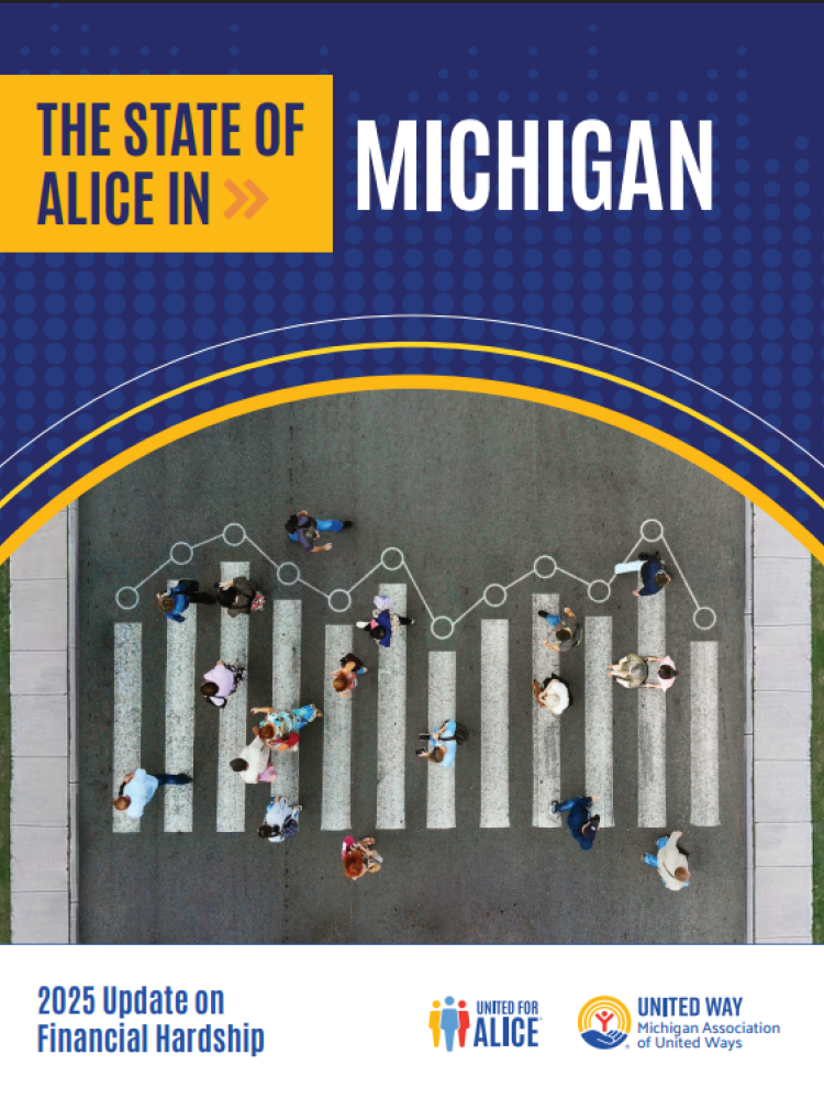 State of ALICE in Michigan Report Cover