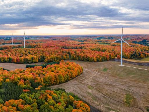 Windmills in Northern Michigan