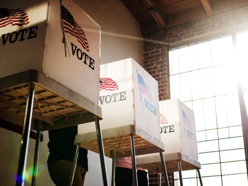 voting boxes.