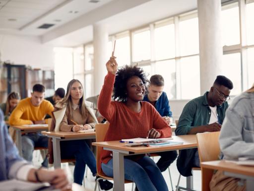 high school classroom