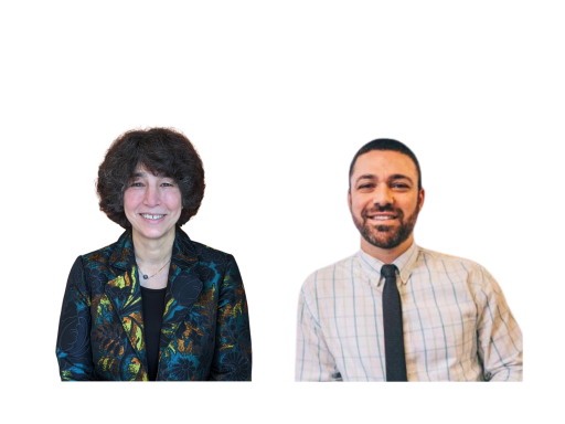 From left to right: Lesley Slavitt, executive director of the Johnson Center and Hassan Hammoud, CEO of Michigan Association of United Ways