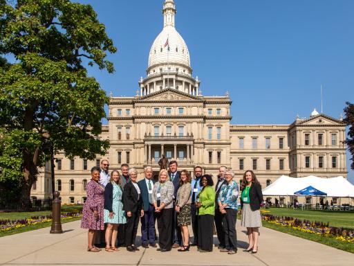 CMF members and staff engaged in Foundations in Lansing. 