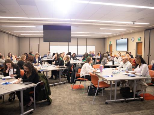 The Berrien Community Foundation’s (BCF) nonprofit partners engage in a scenario planning workshop. Image courtesy of BCF.