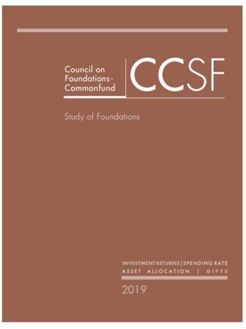 Commonfund Study of Investment of Endowments Cover