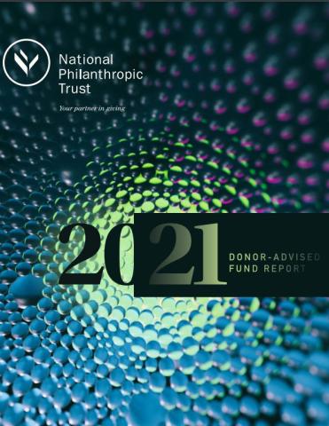 2021 Donor Advised Funds Report cover