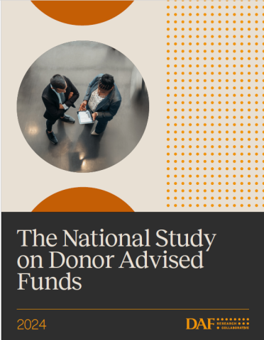 The National Study on Donor Advised Funds cover photo for the report from the DAF Research Collaborative from 2024