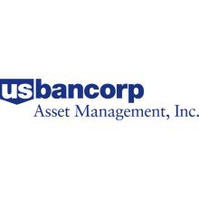 Logo for US Bancorp Asset Management, Inc. with USBancorp all as one word and the asset management, inc. text below it