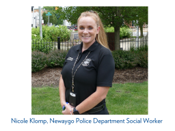 Nicole Klomp, Newaygo Police Department Social Worker