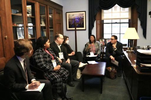 CMF members engage in meetings with policymakers during Foundations on the Hill 2024.